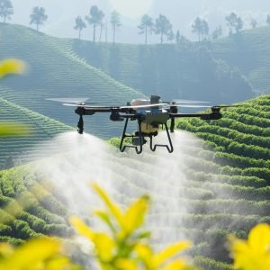 Alternative view of DJI Agras T25 Spraying Drone
